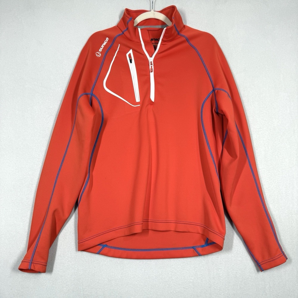 Sunice Shirt Mens Medium Allendale Stretch Quarter Zip Pullover Super Lite FX